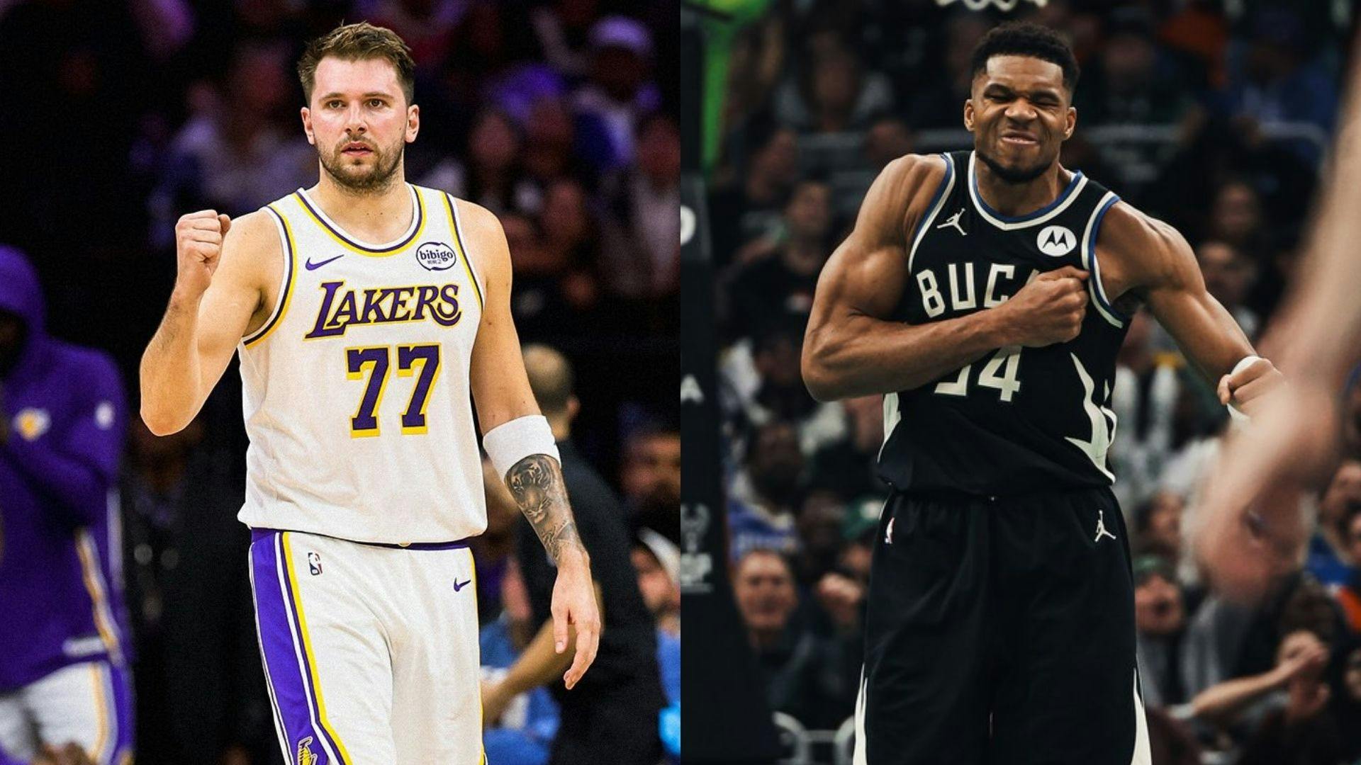 NBA: Luka Doncic, Giannis Antetokounmpo set pace in first fan voting returns for 2026 ASG